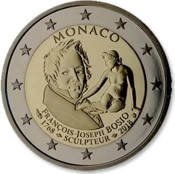 2 euro coin 250th anniversary of the birth of Francois Joseph Bosio