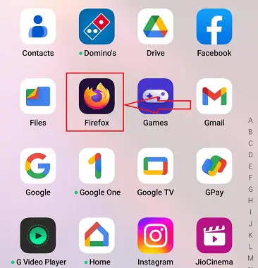 Firefoxのアイコン