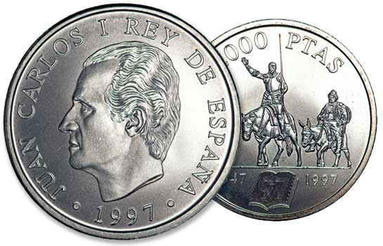 Moneda de 2000 pesetas de 1997