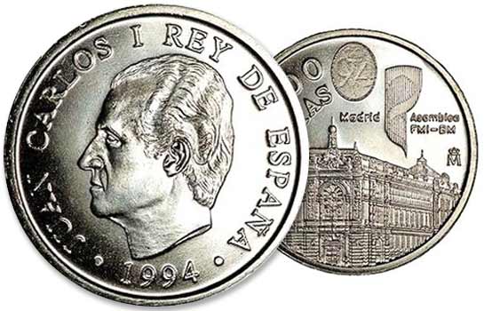 Moneda de 2000 pesetas de 1994