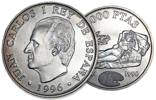 Moneda de 2000 pesetas de 1996