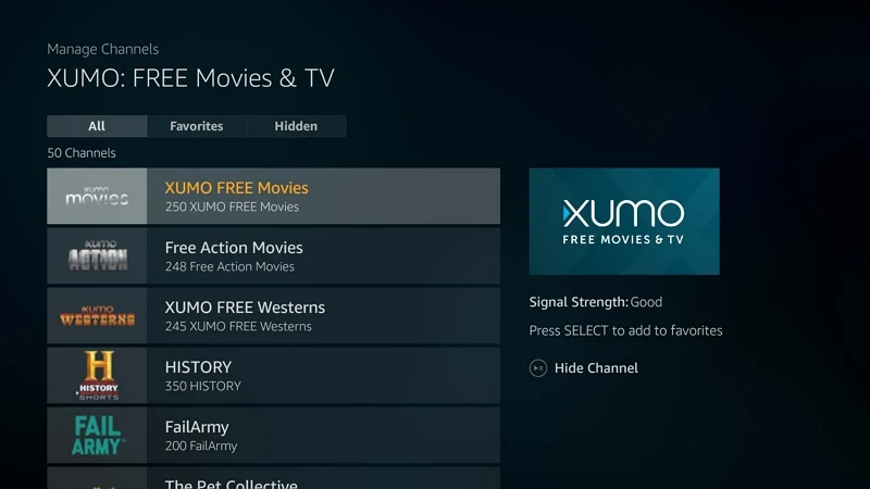 xumo-watch movies free