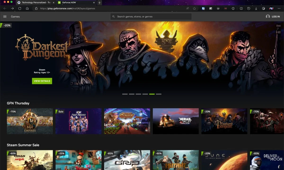 geforce now website