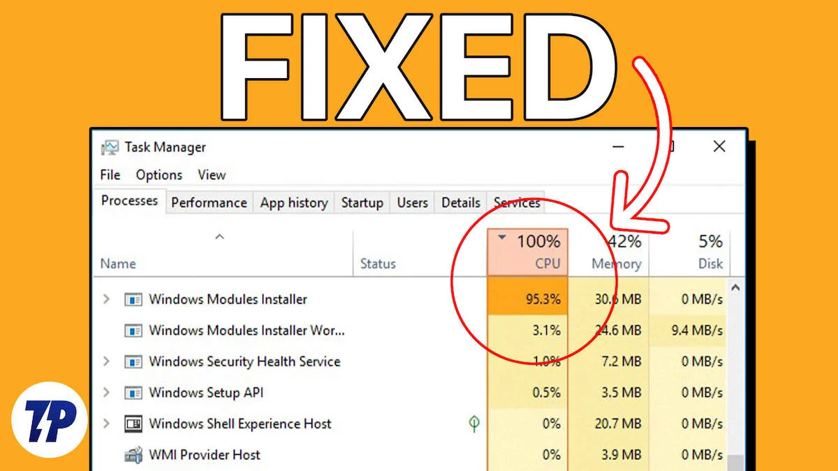 windows modules installer worker high cpu usage fixed