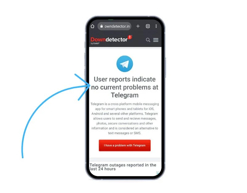 telegram downdetector