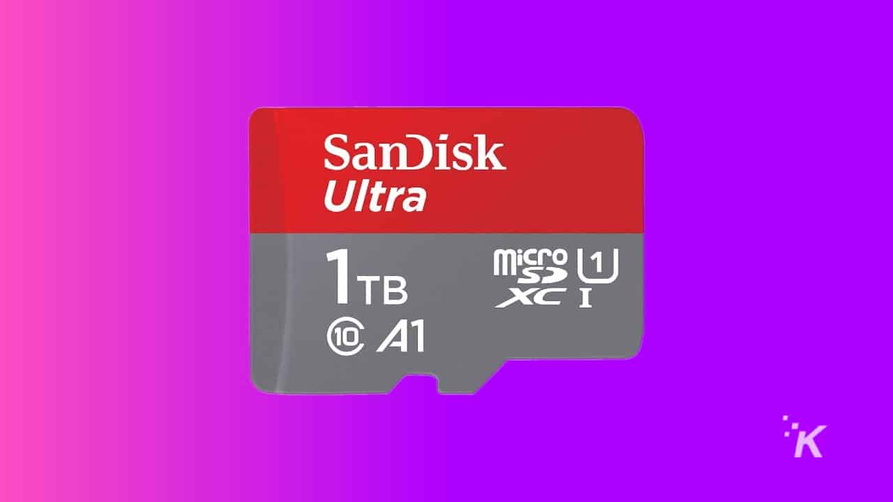 閃迪 1TB microSD 卡