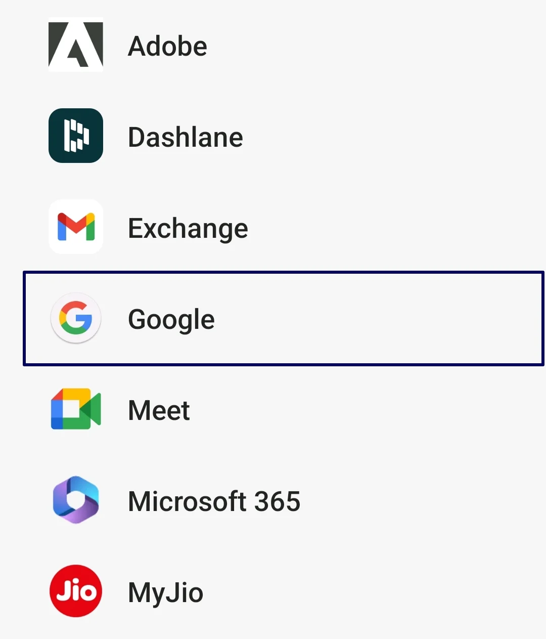 add google account