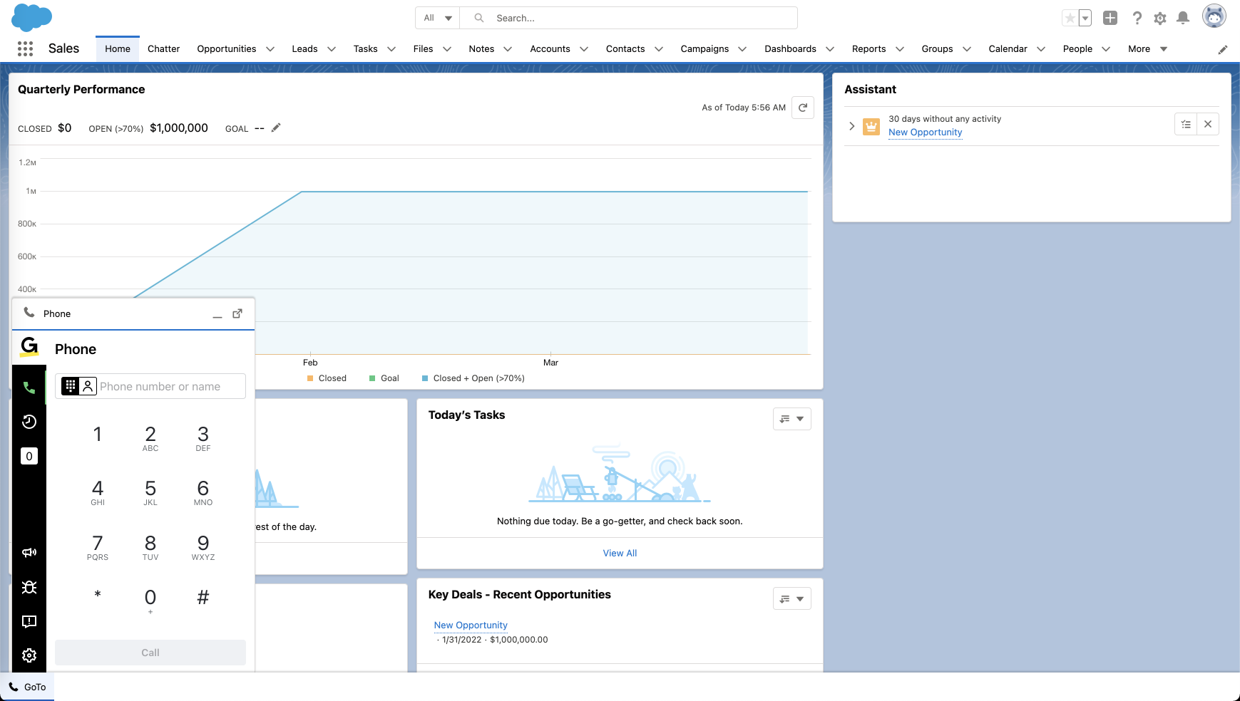 GoTo Connect Integrarea Salesforce