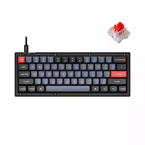 Keychron V4 Wired Custom Mechanical Keyboard, раскладка 60%