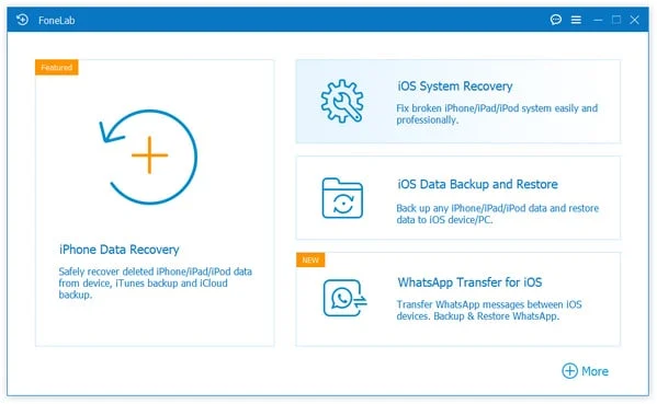 enter ios system recovery