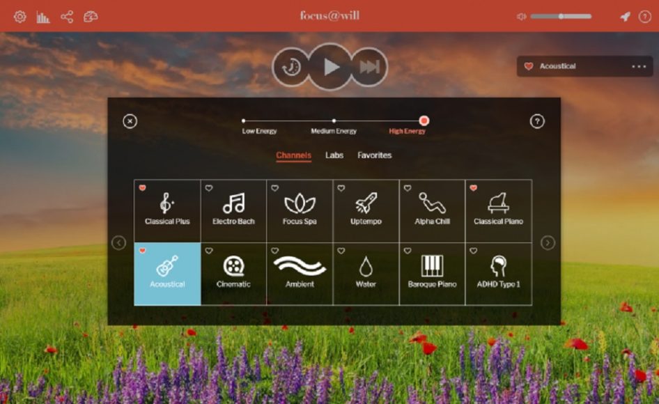 Focus@Will: aumenta tu concentración con música:
