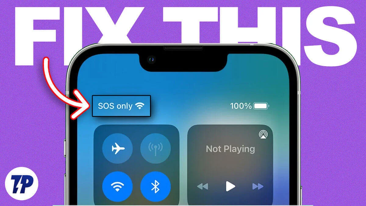 fix sos only on iphone