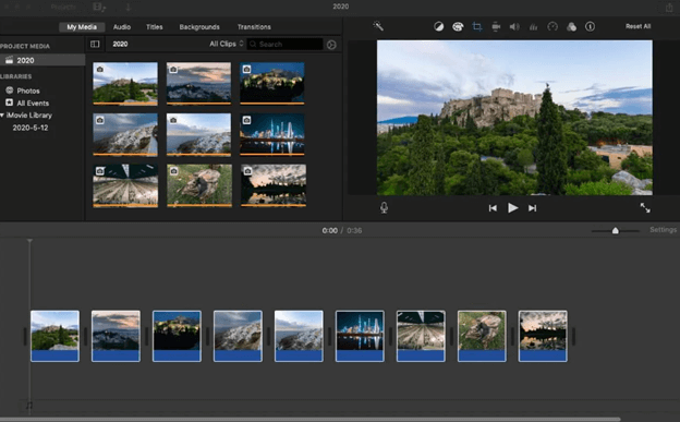 iMovie for mac