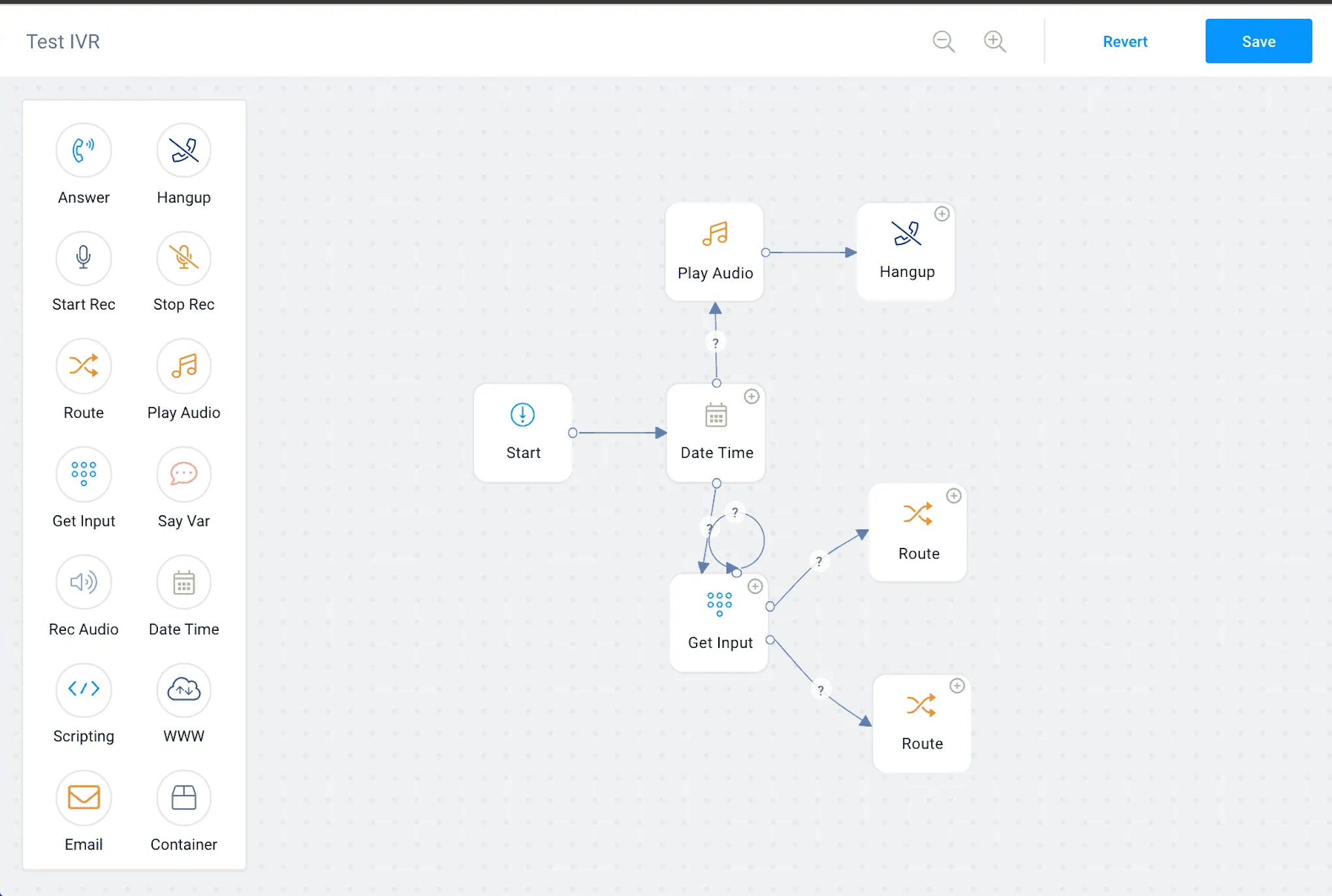 Desainer ringcentral ivr