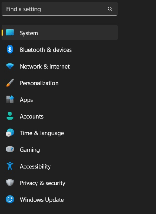 select Left Panel in order to reveal the option Accessibility.