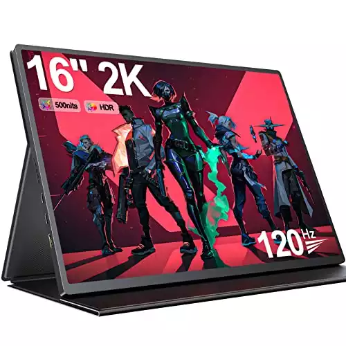 Monitor portátil para juegos UPERFECT de 16" 2K 120Hz