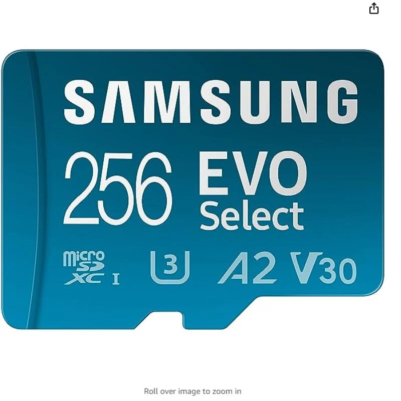 evo select plus microsd card from samsung