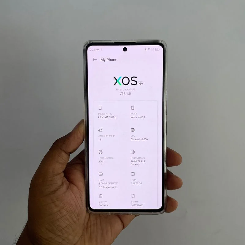 xos on infinix gt 10 pro