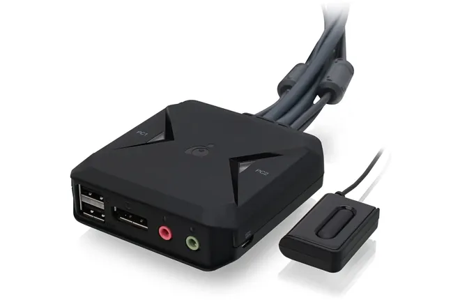 Switch KVM con cavo DisplayPort USB a 2 porte IOGEAR