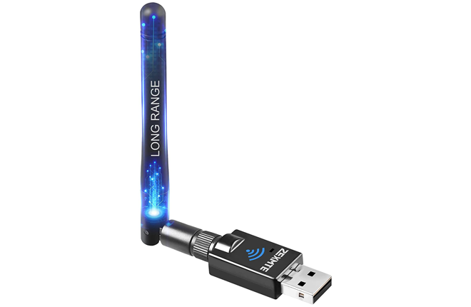 Adaptador Bluetooth USB ZEXMTE de longo alcance