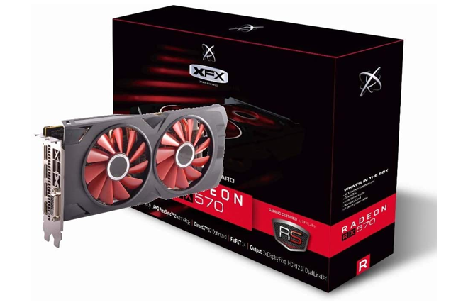 XFX Radeon RX 570 RS XXX ฉบับ