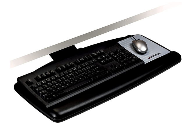 M AKT60LE Plateau pour clavier sous le bureau