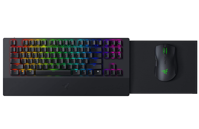 Drahtlose mechanische Gaming-Tastatur und -Maus Razer Turret