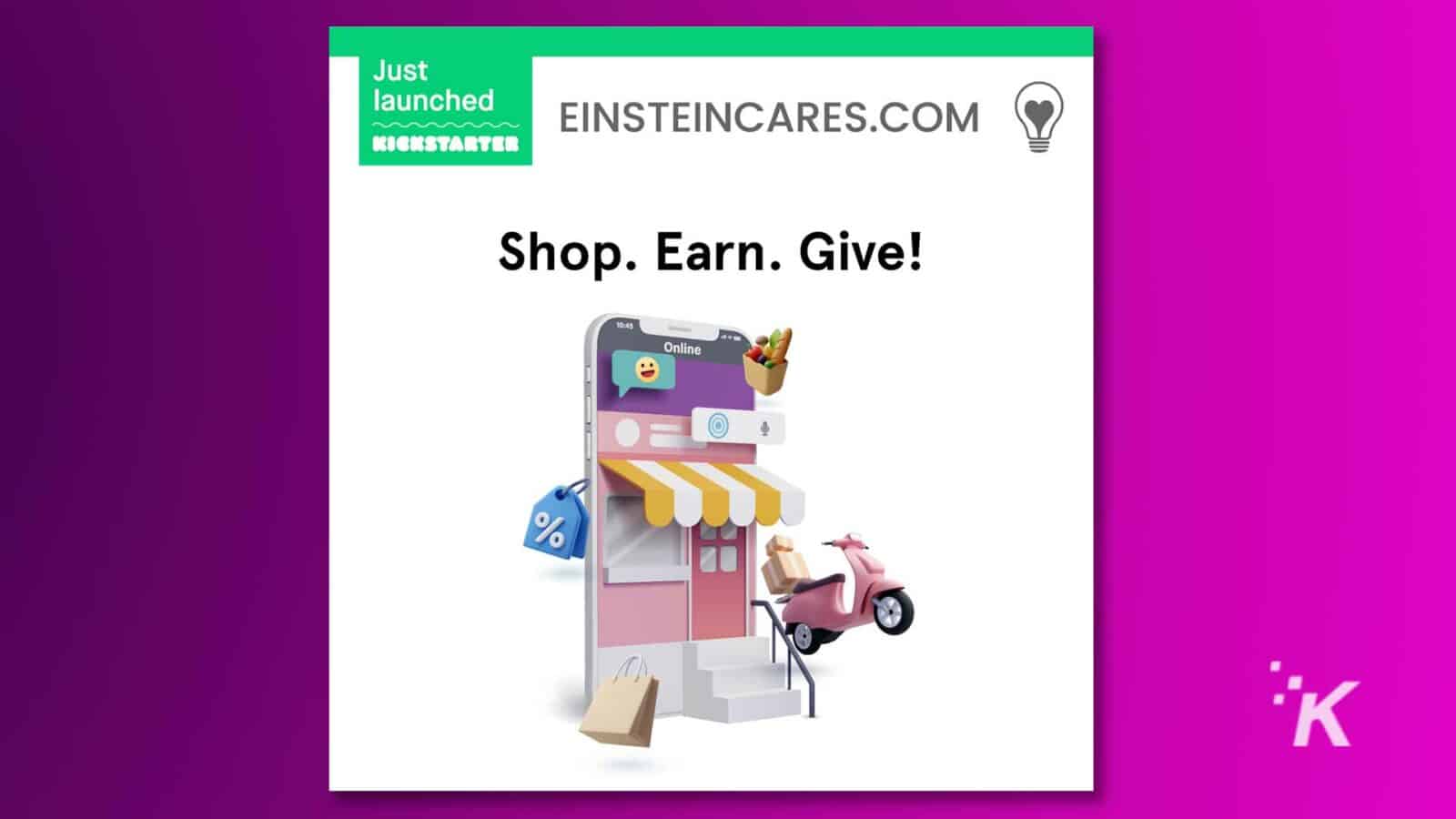 Kickstarter für die Einstein Care-Kampagne