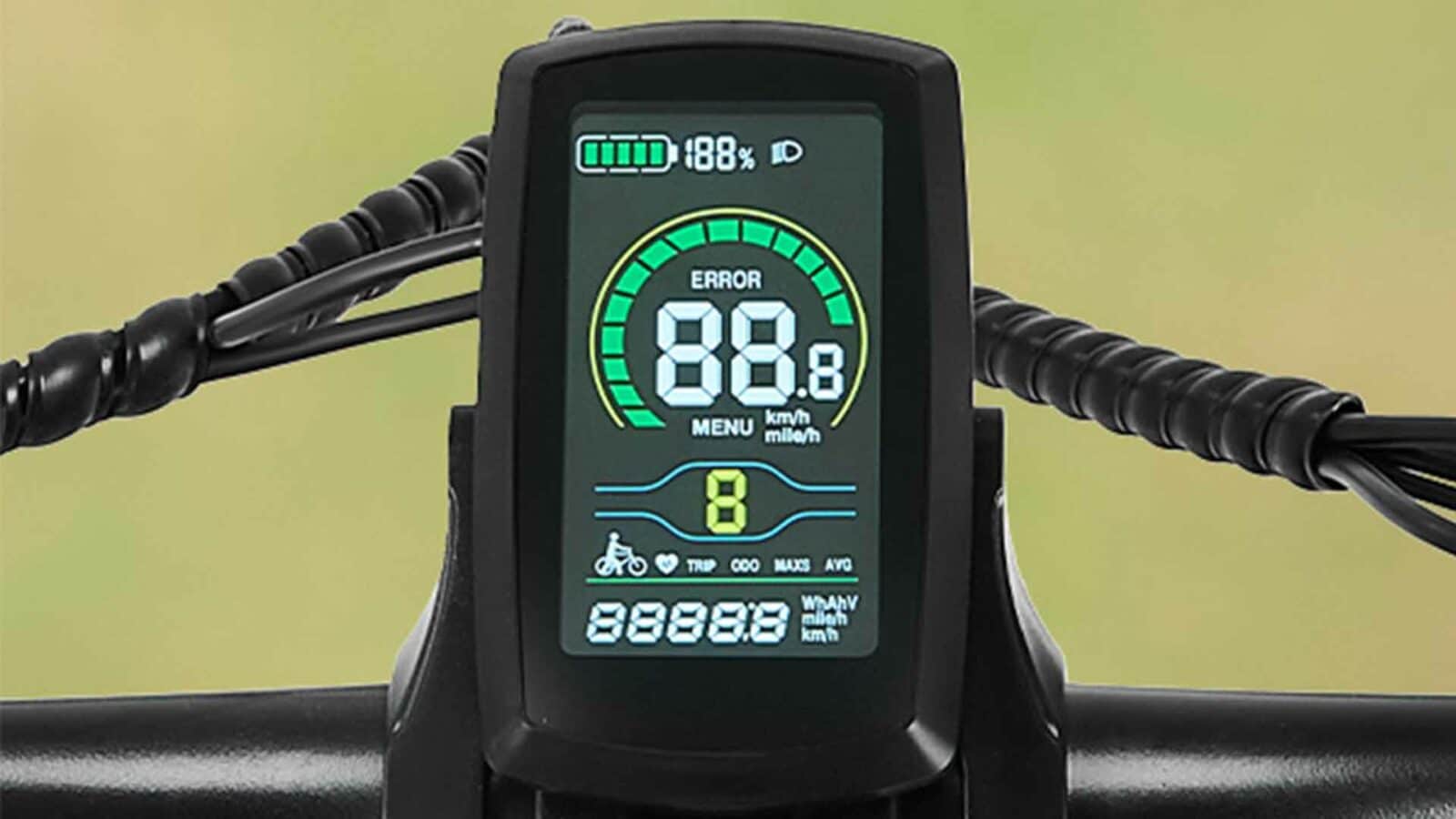 شاشة LCD لدراجة Viribis Gataway الإلكترونية