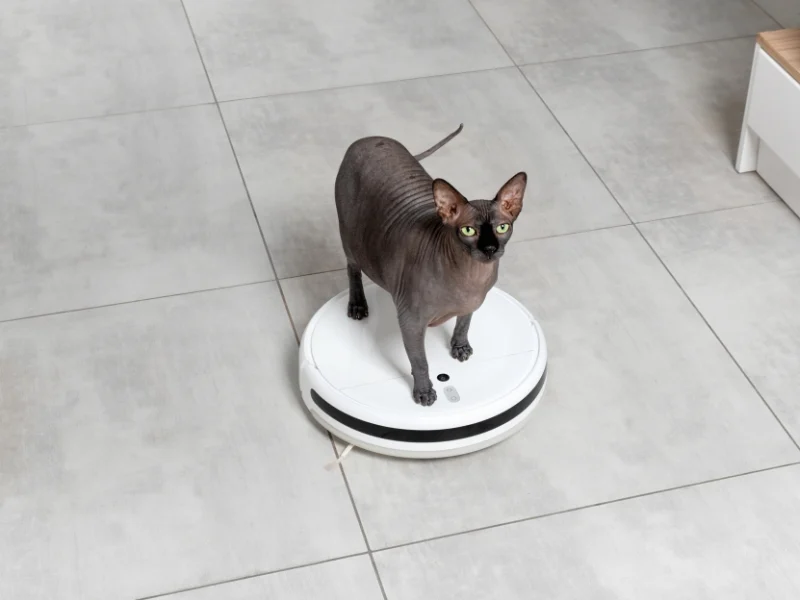 robot vacuums can monitor your home environment and alert you of any issues