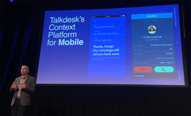 Talkdesk 上下文