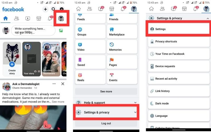 how to unlink facebook and instagram using facebook app1