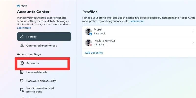 how to unlink facebook and instagram using instagram web 4