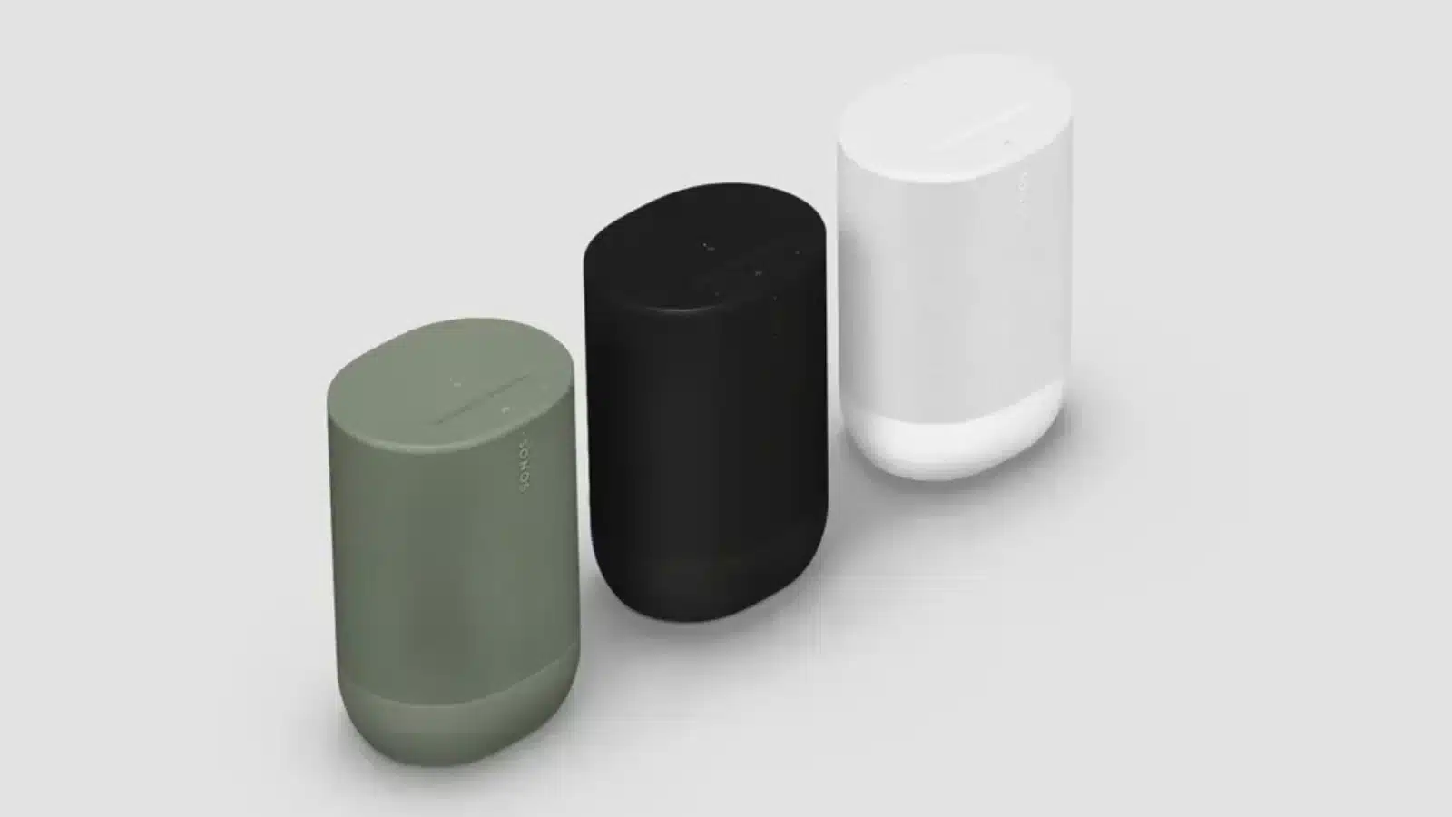 Sonos move 2 in green, black, and white