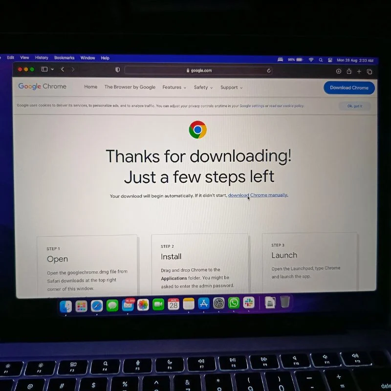 google chrome on macos