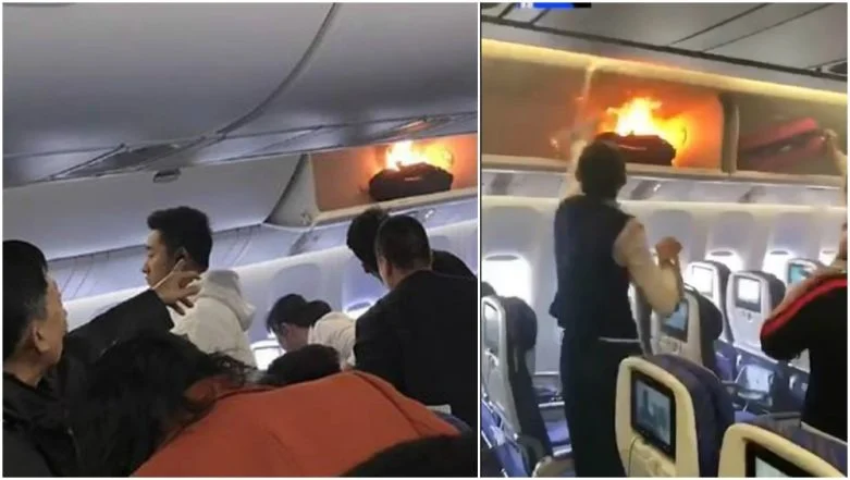 fire power bank on plane