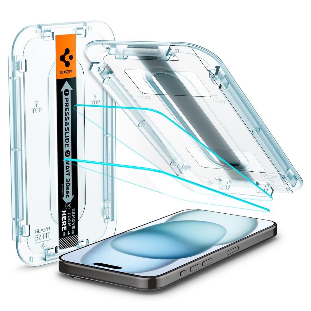 spigen ez fit tempered glass screen protector guard