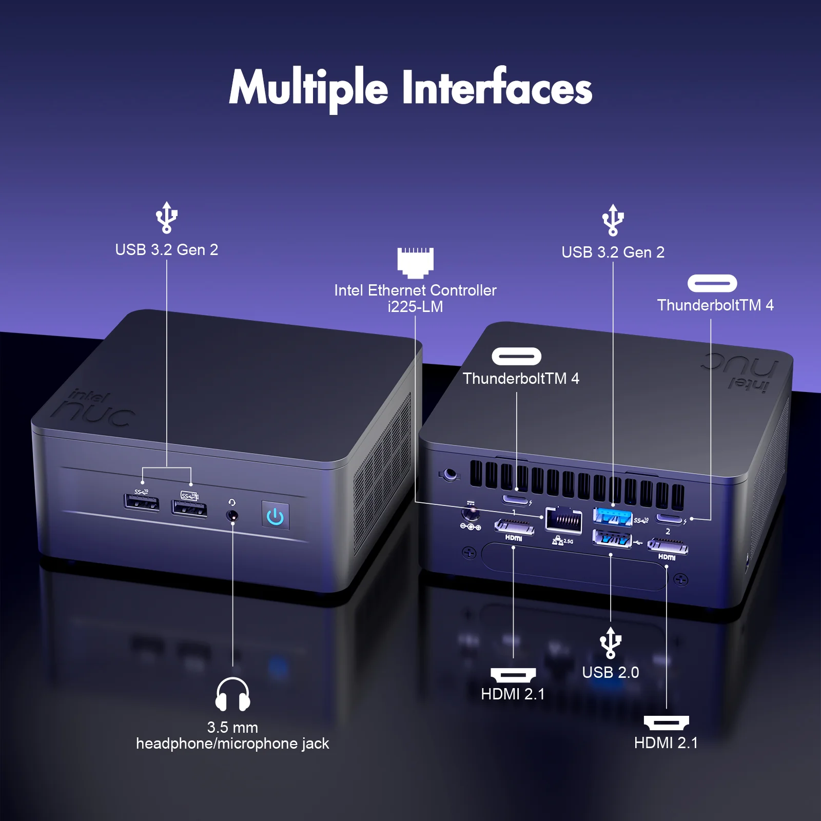 Geeekom intel nuc 13 pro arena canyon i7-1360p 32+2