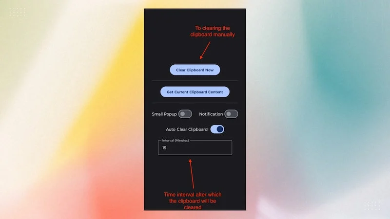 memory guardian all settings and features