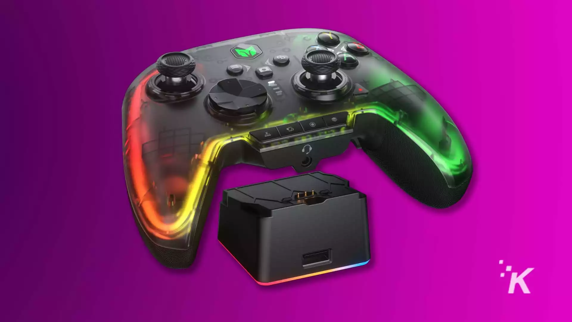 Rainbow 2 pro controller with charging dock