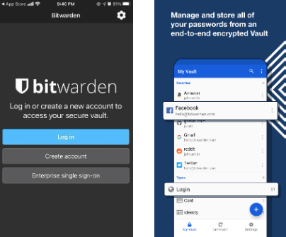 Gestore password Bitwarden