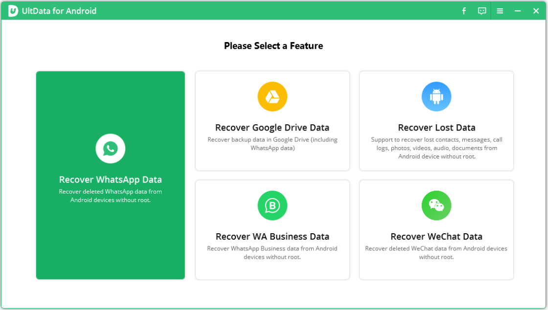 WhatsAppデータを復元する