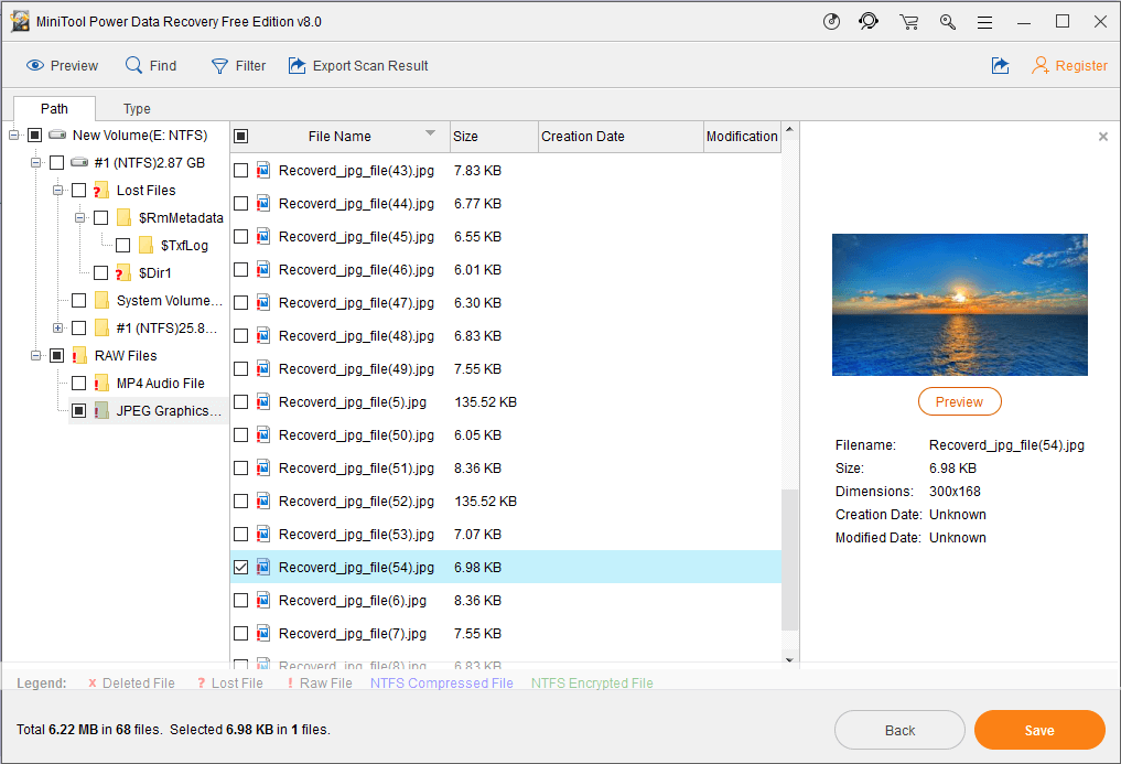 MiniTool 전원 데이터 복구