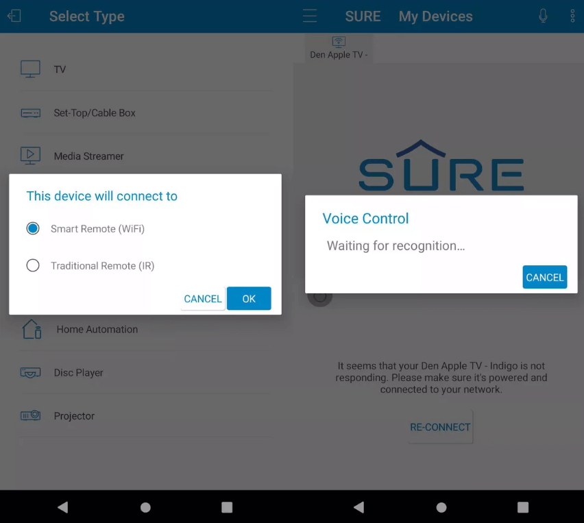 SURE – Smart Home și TV Unive