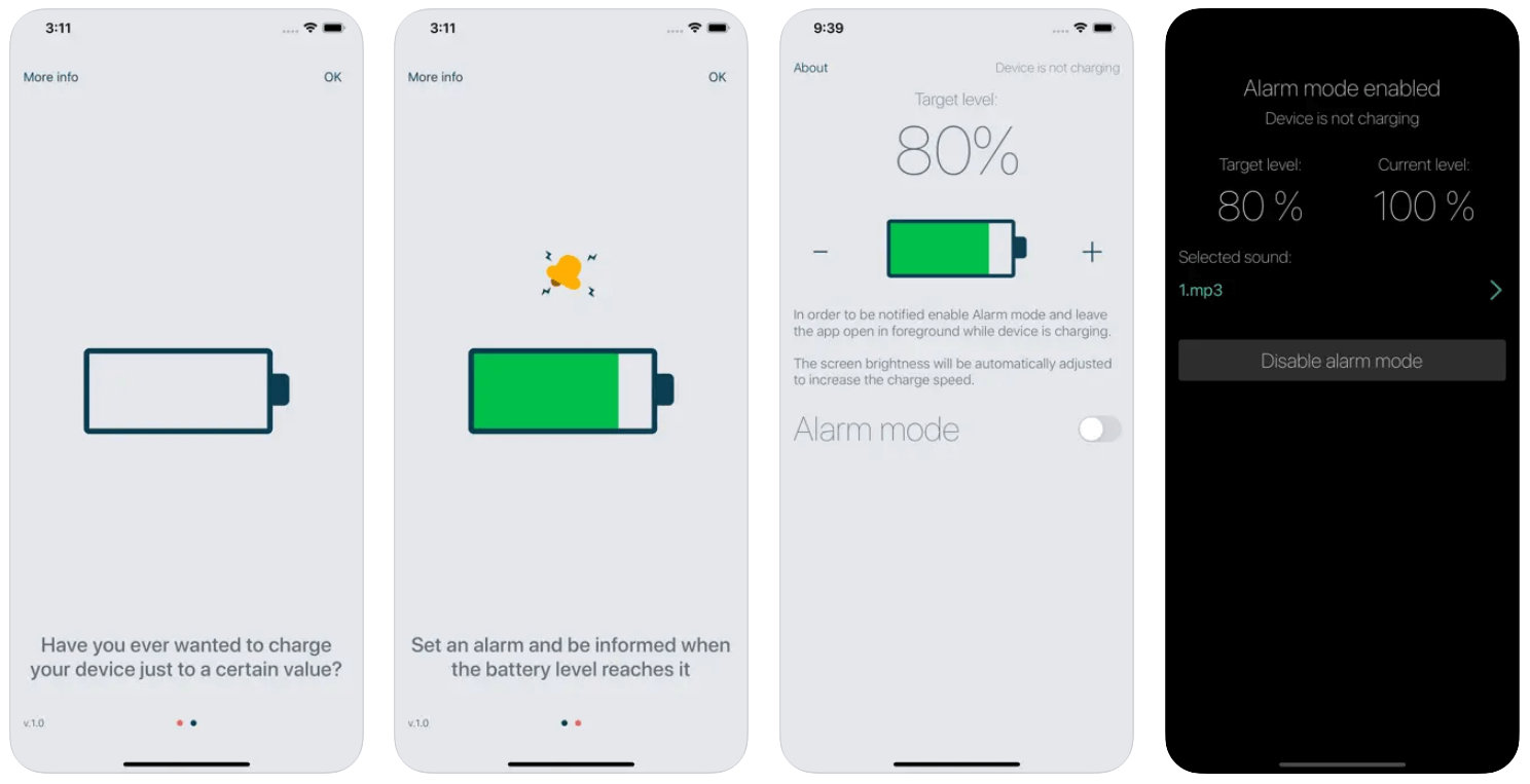 Alarme d'entretien de la batterie