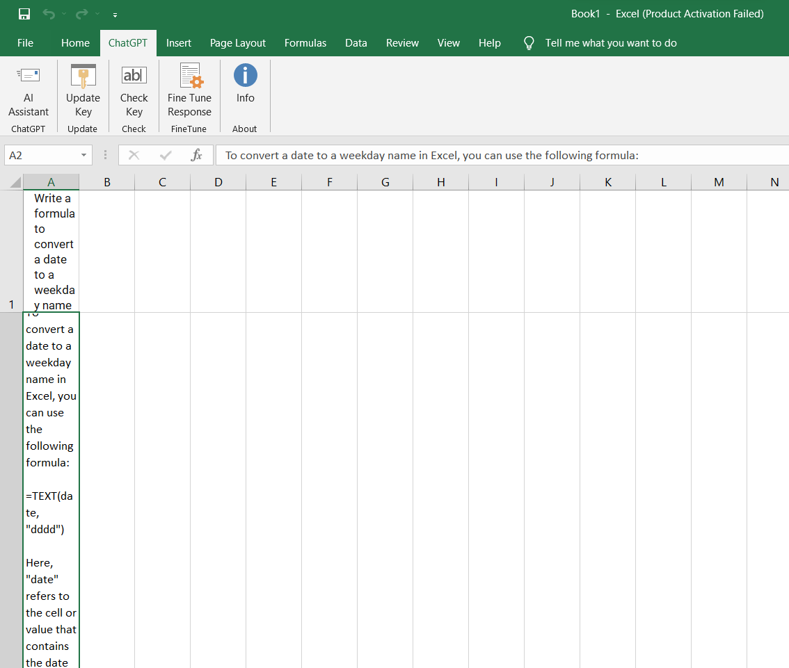 Foaie Excel