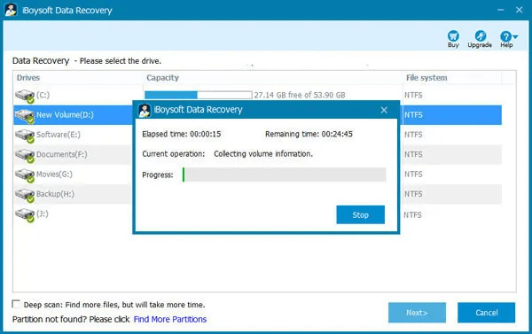 Restaurar datos eliminados