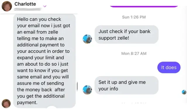 De nombreux fraudeurs de Facebook Marketplace utilisent Zelle pour effectuer de faux paiements.