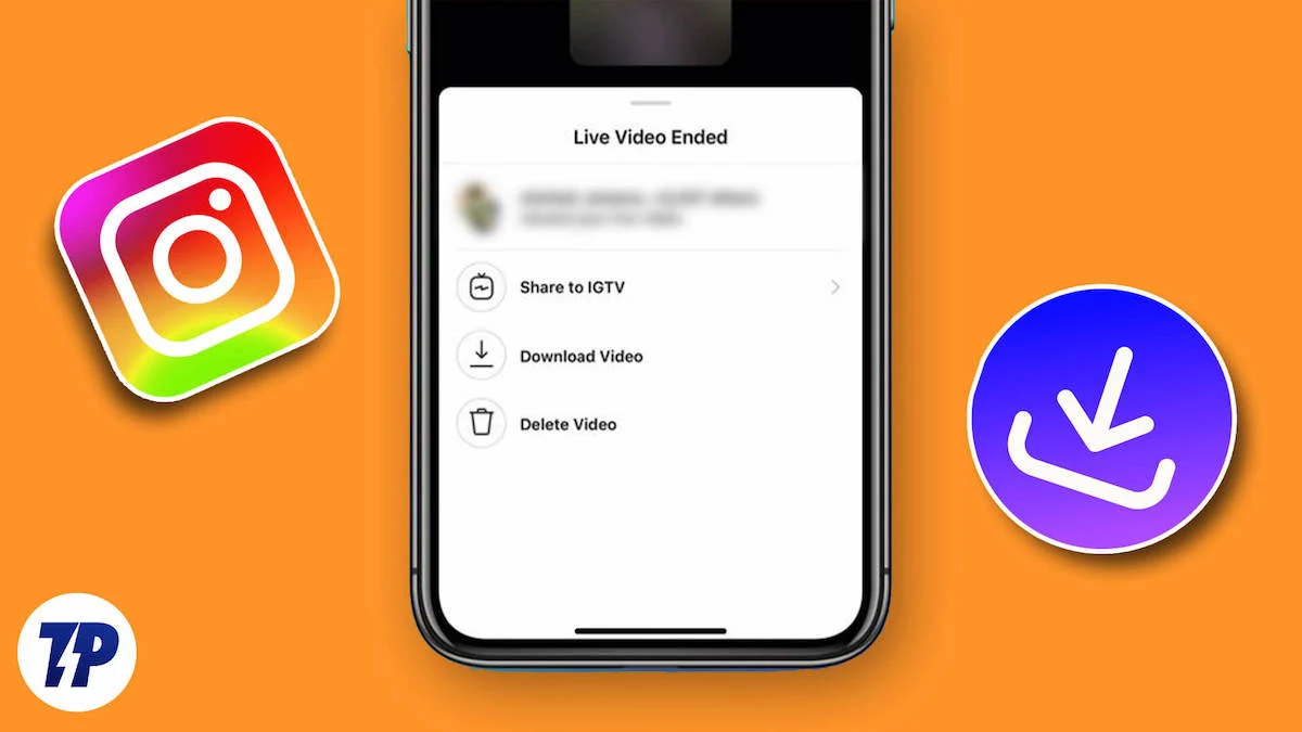 save instagram live video