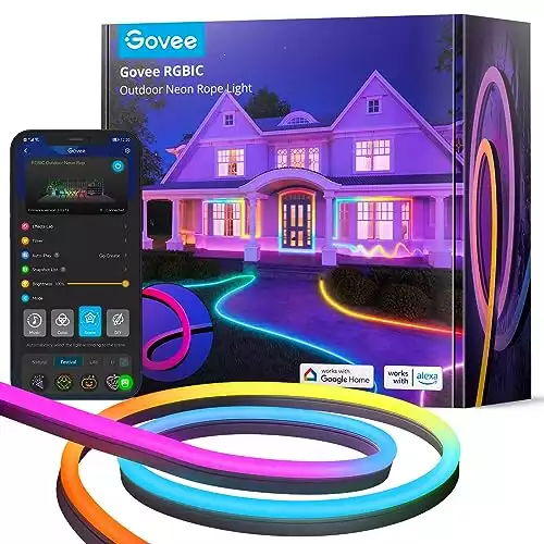 Govee outdoor neon rope lights